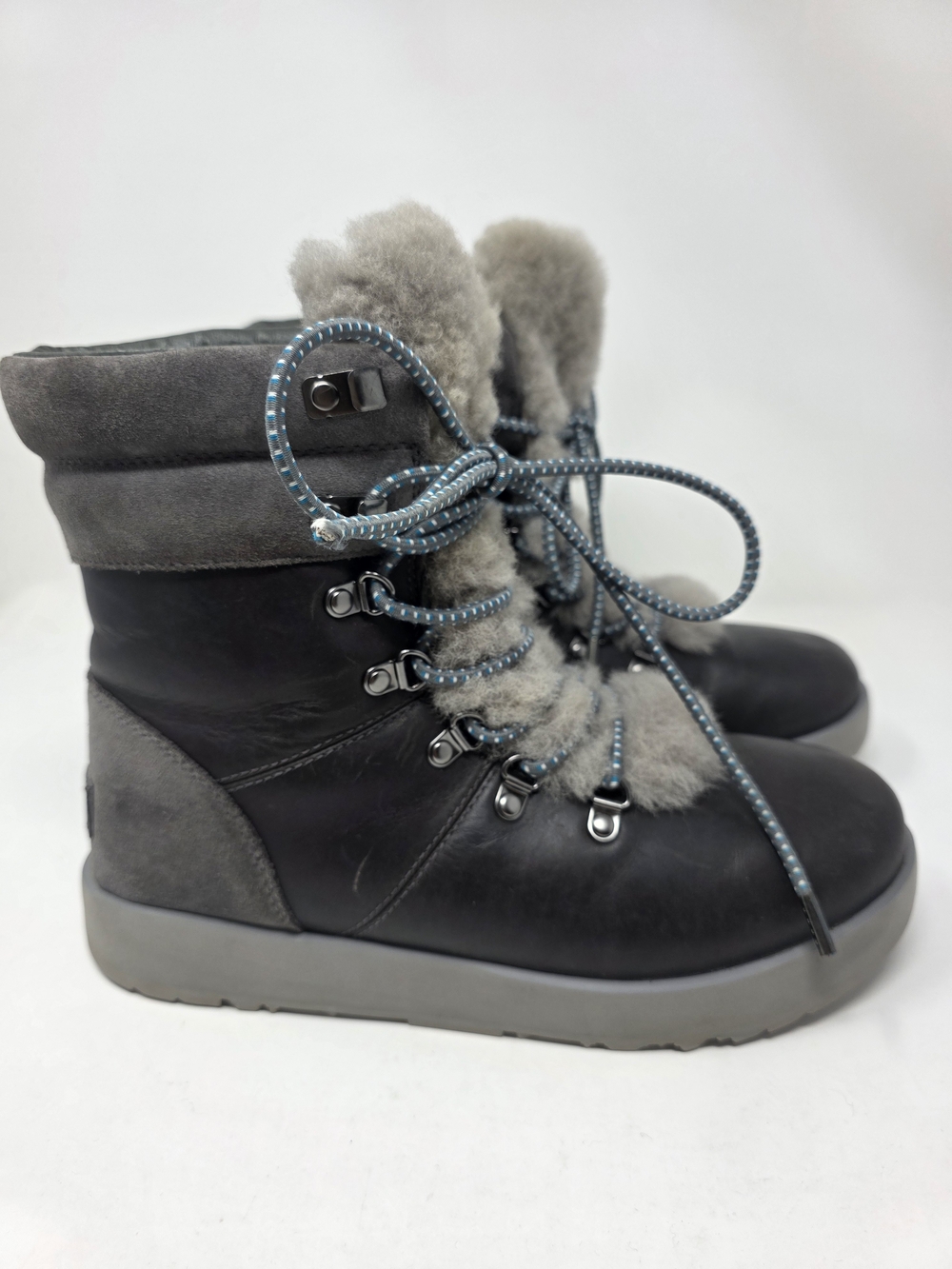 UGG Viki Waterproof Boots Gray Womens 8.5 - Picture 4 of 15